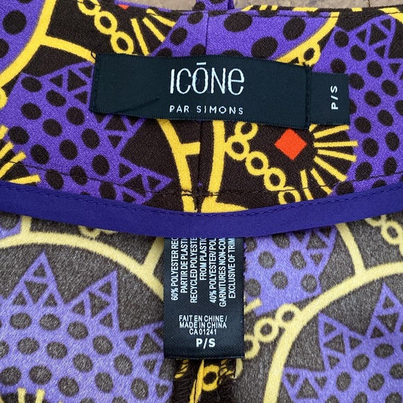 Icône by Simons dress African pattern, high rise shorts! Size Small - Picture 5 of 10